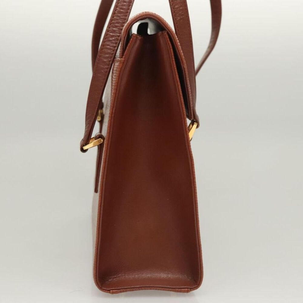 Valentino Garavani Brown Leather Shoulder Bag (Pre-Owned) - Picture 4 of 16